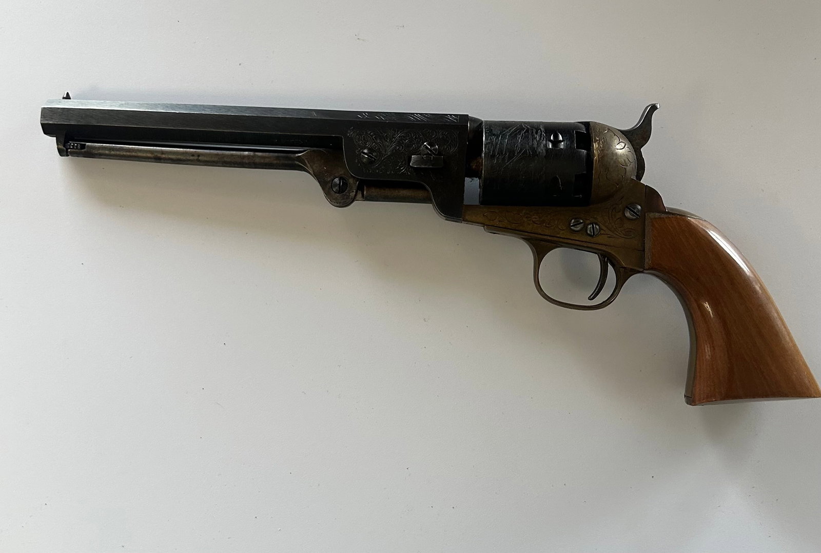 FIE .44CAL 1860 COLT ARMY REPRODUCTION: FIE .44CAL 1860 COLT ARMY REPRODUCTION, MADE IN ITALY, S/N C2717, BLACK POWDER ONLY