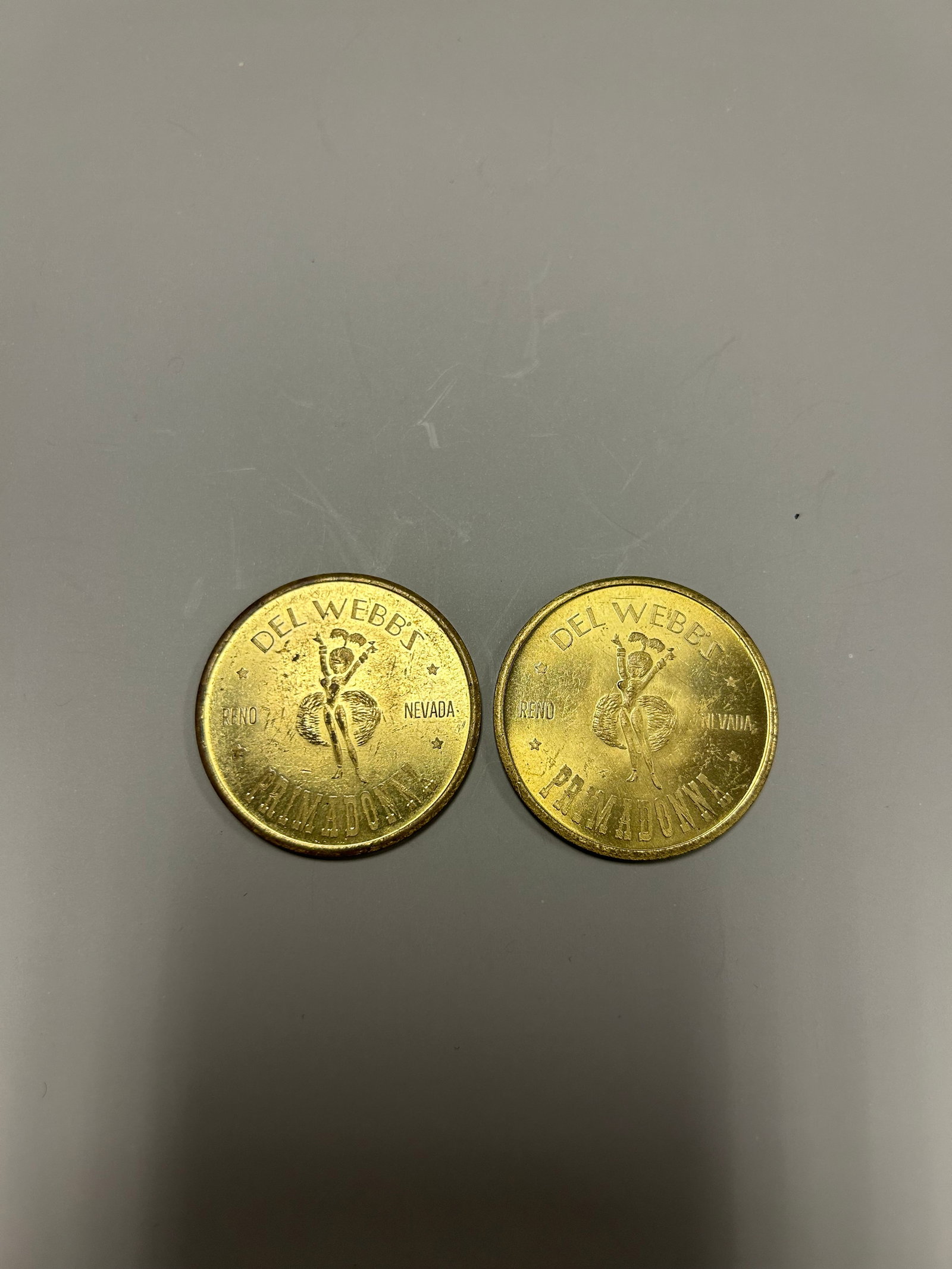 RENO NEVADA BICENTENNIAL GAMING TOKENS, DEL WEBB'S (1 of 2)