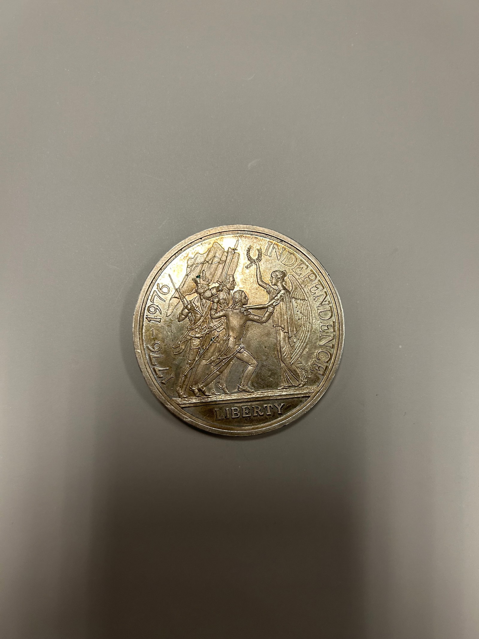 STERLING US BICENTENNIAL MEDAL, MARITIME MUSEUM (1 of 2)