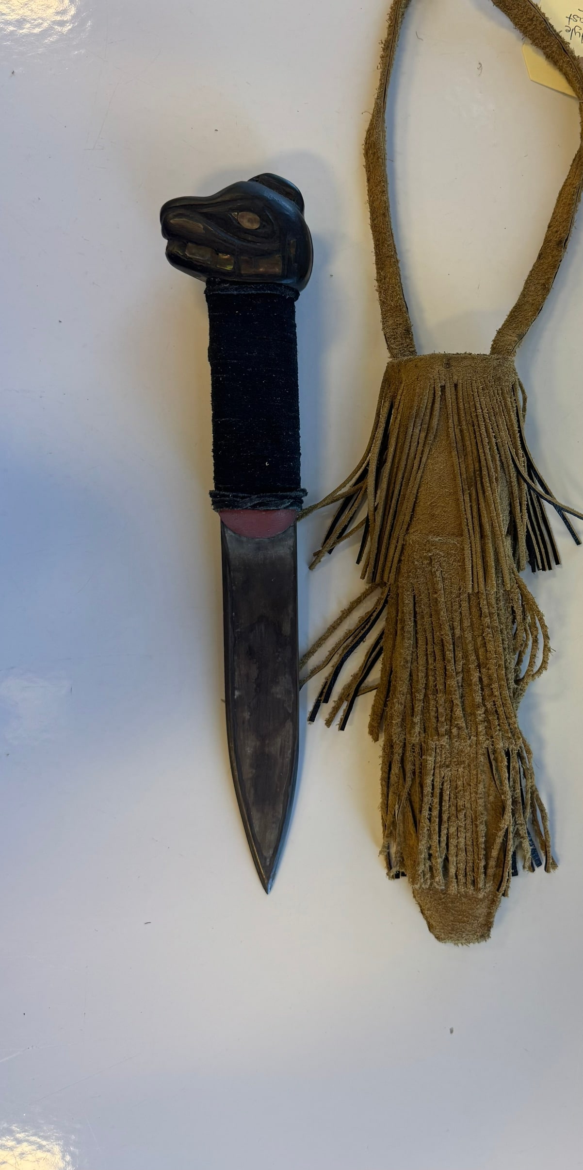 TLINGIT- STYLE NORTHWEST COAST DAGGER REPLICA (1 of 2)