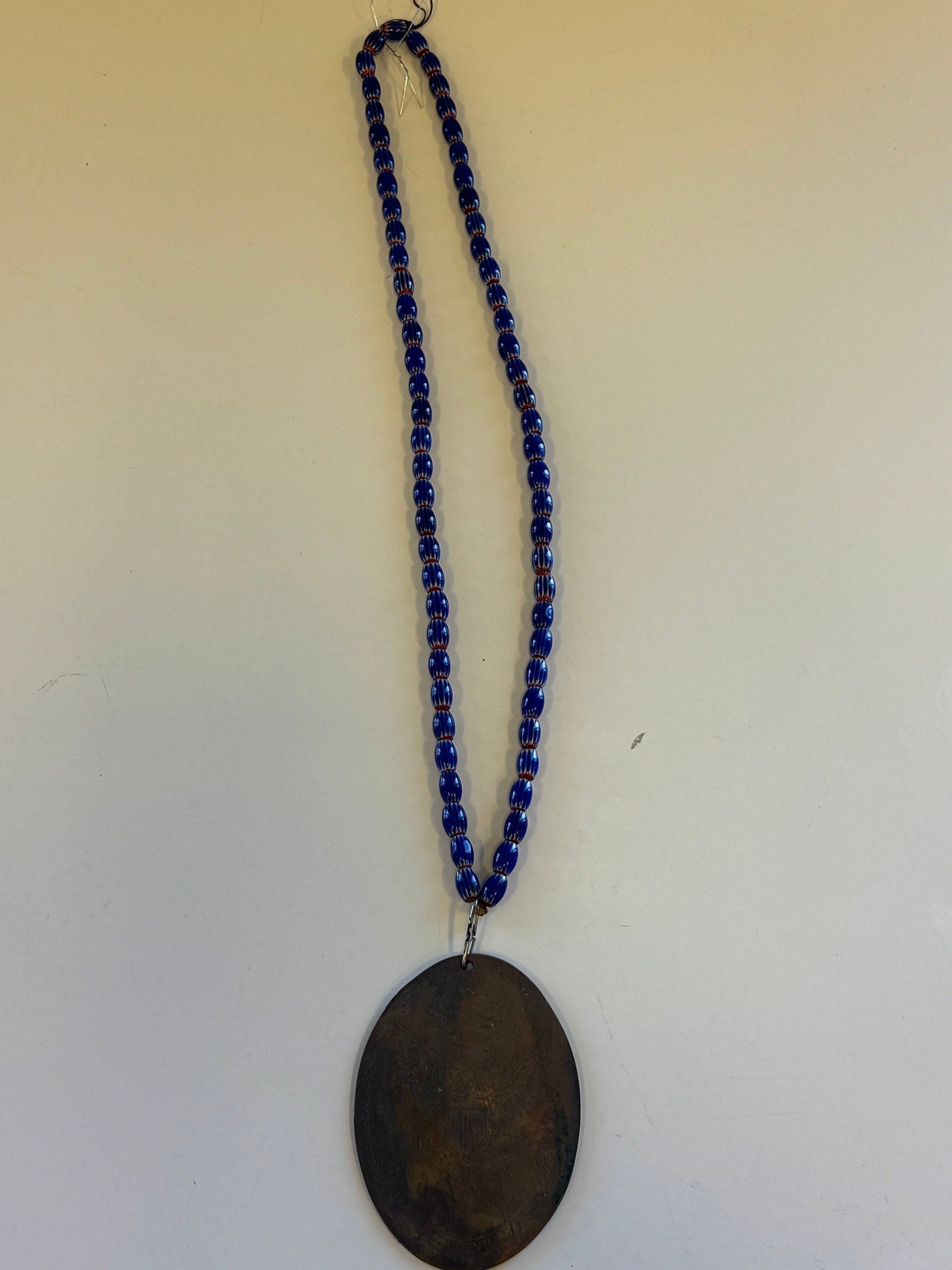 19TH C. AMERICAN PATRIOTIC ENGRAVED COPPER DISK. (1 of 4)