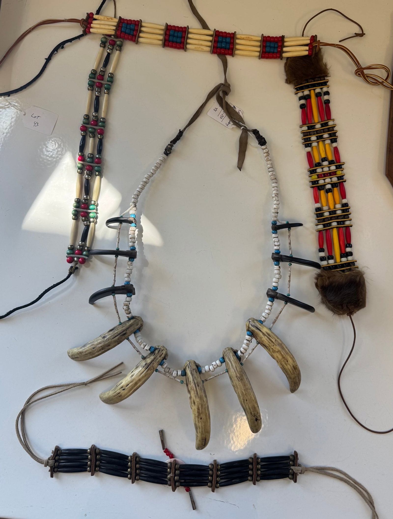 LOT OF 5 NATIVE AMERICAN NECKLACES (1 of 6)