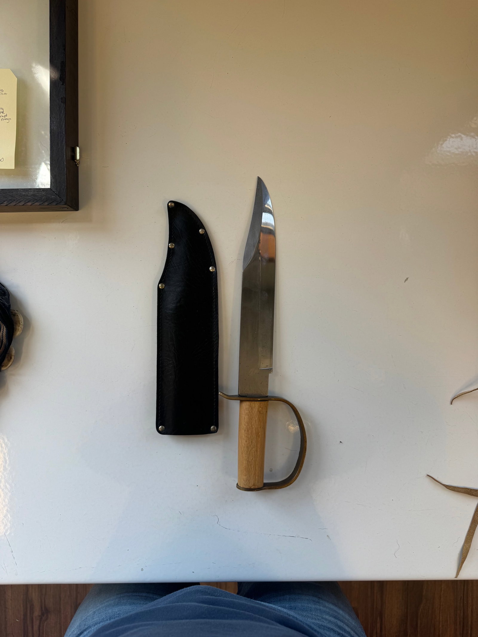 CLASSIC D-GUARD BOWIE KNIFE - 10.5" BLADE (1 of 5)