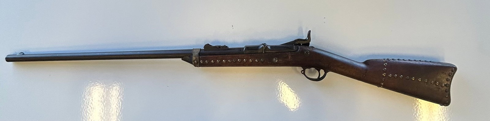 1868 TRAP DOOR INFANTRY RIFLE: THIS 1868 "TRAP DOOR" INFINTRY RIFLE HAS A S/N OF 40386 CAL: .45-.70 MAKER- U.S. GOV'T SPRINGFIELD ARMORYPROVENANCE: ESTATE OF DOUG DIVISH NORTH EAST OHIO