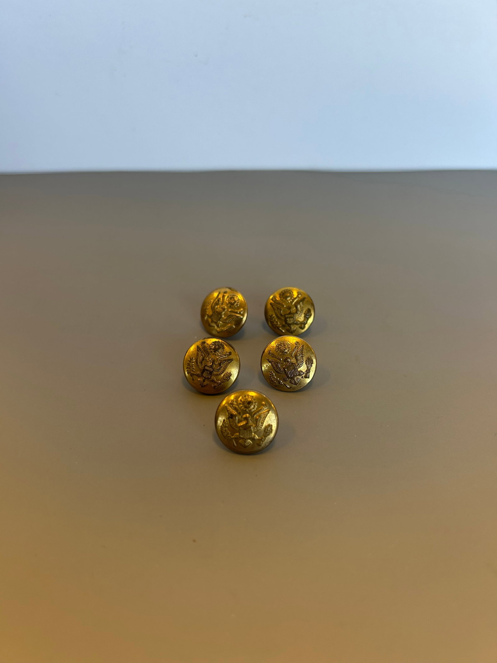 5 HORSTMANN BUTTONS: 5 HORSTMANN BUTTONS, ALL MARKED