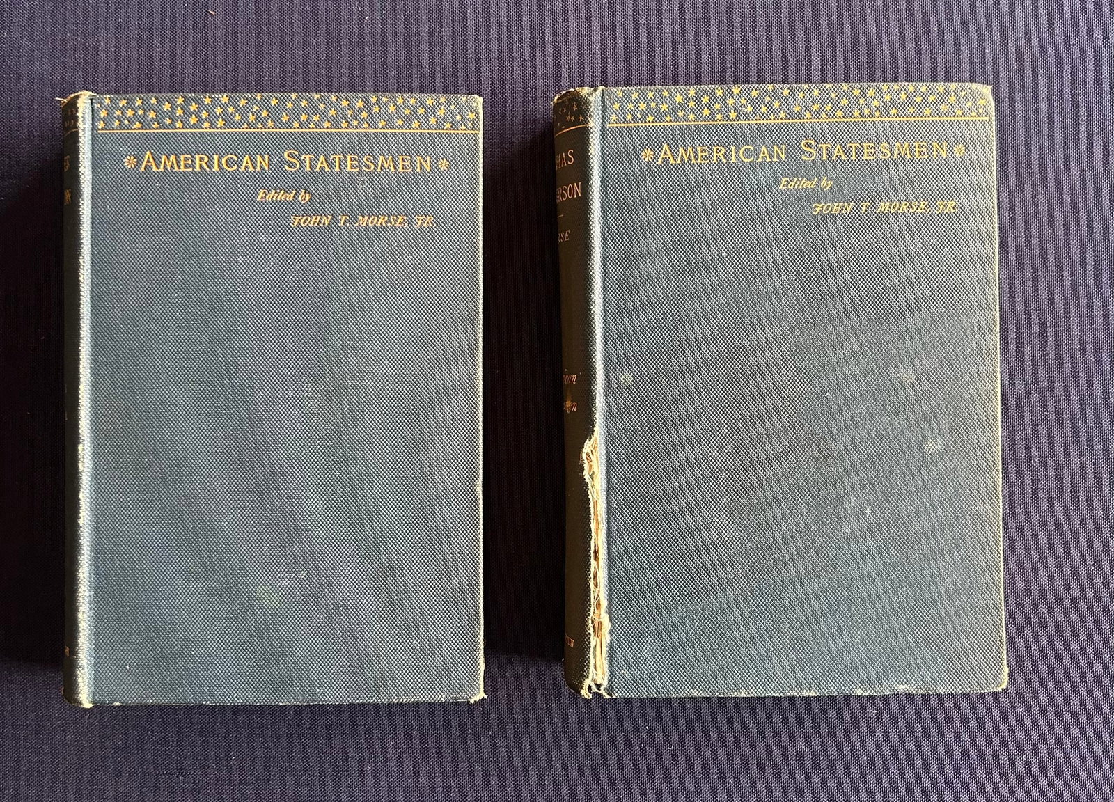 2 VOLUMES OF AMERICAN STATESMEN, 1882 & 1883 (1 of 3)