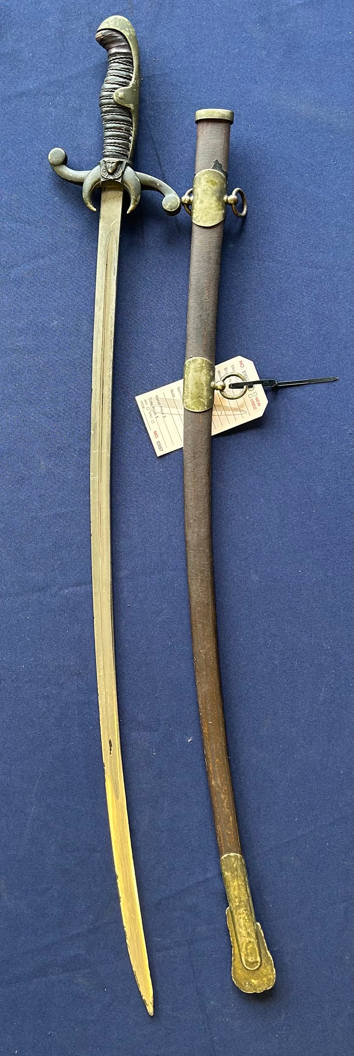 ANTIQUE SHRINER FRATERNAL SCIMITAR SWORD (1 of 4)