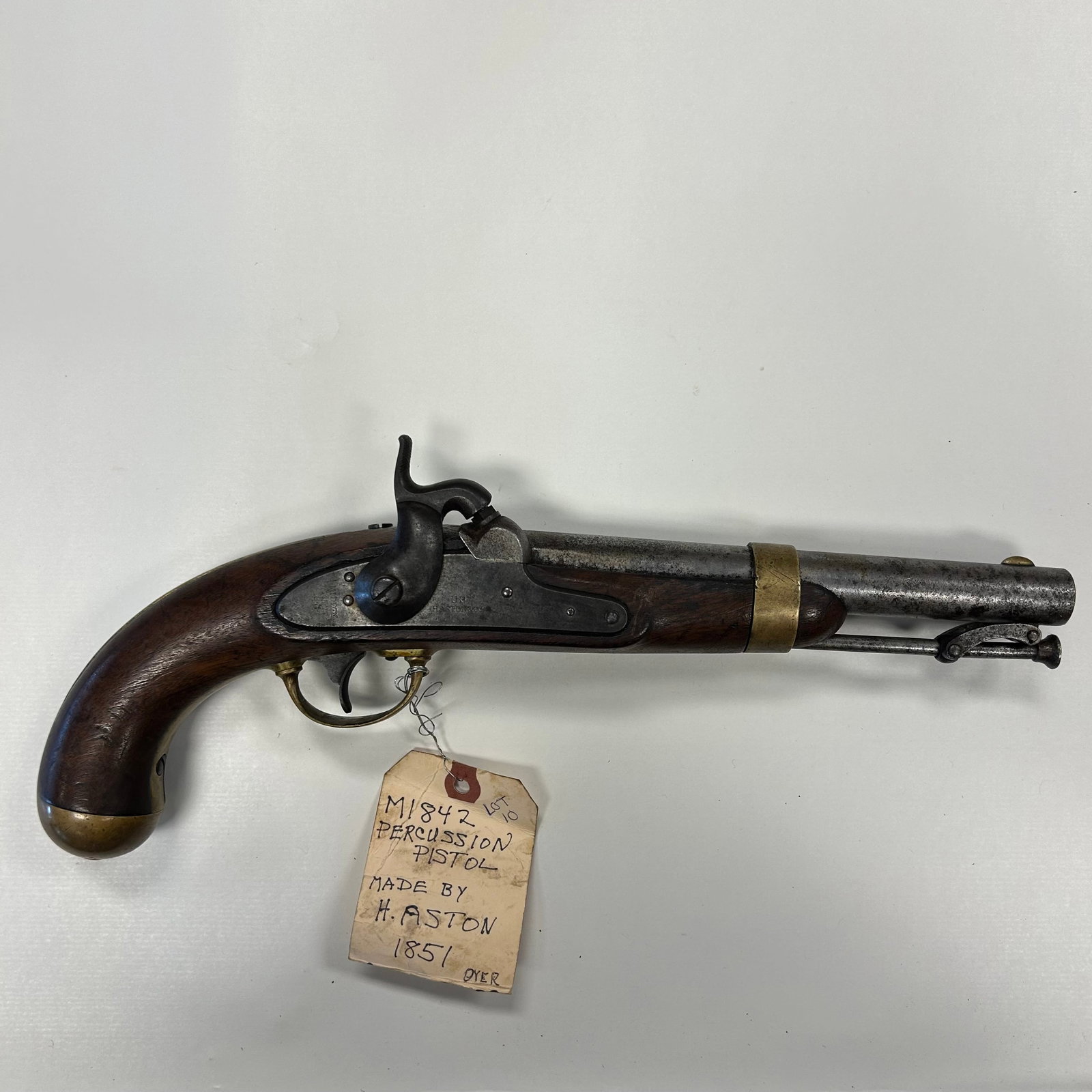 U.S. MODEL 1842 H.ASTON PERCUSSION PISTOL (1 of 5)