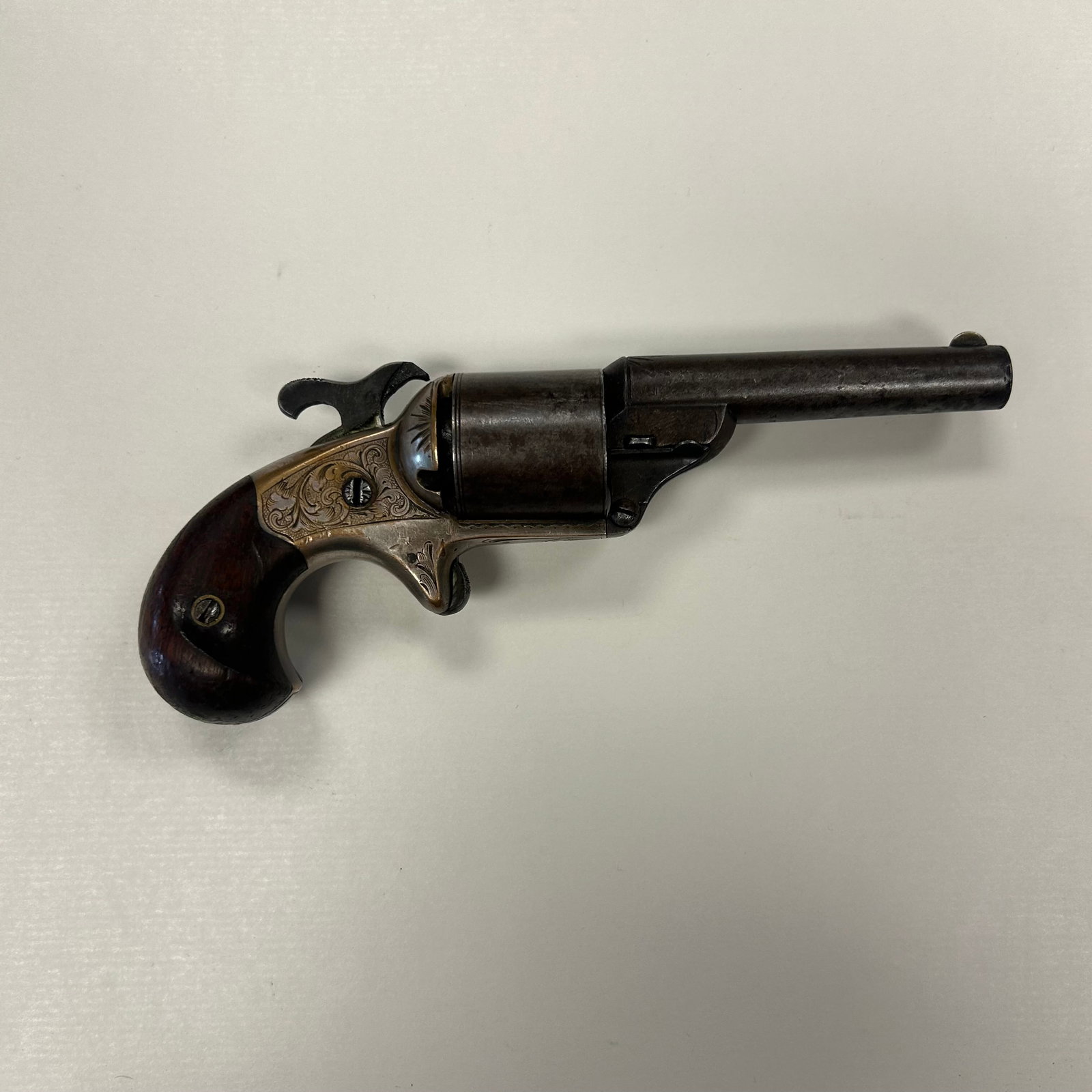MOORE'S PATENT .32 TEAT FIRE REVOLVER (1 of 5)