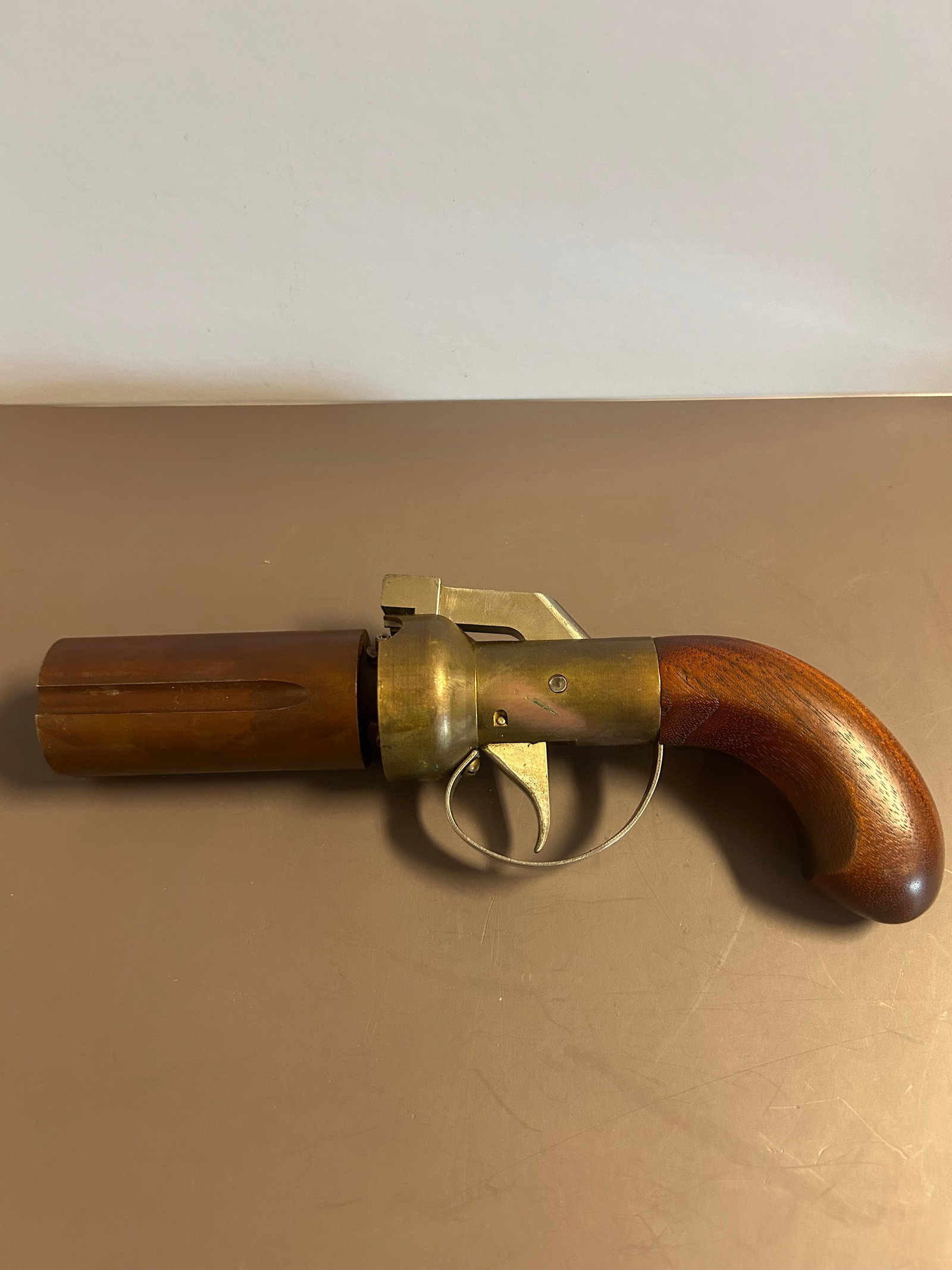 ANTIQUE PEPPER BOX GUN REPRODUCTION .36 CAL (1 of 4)