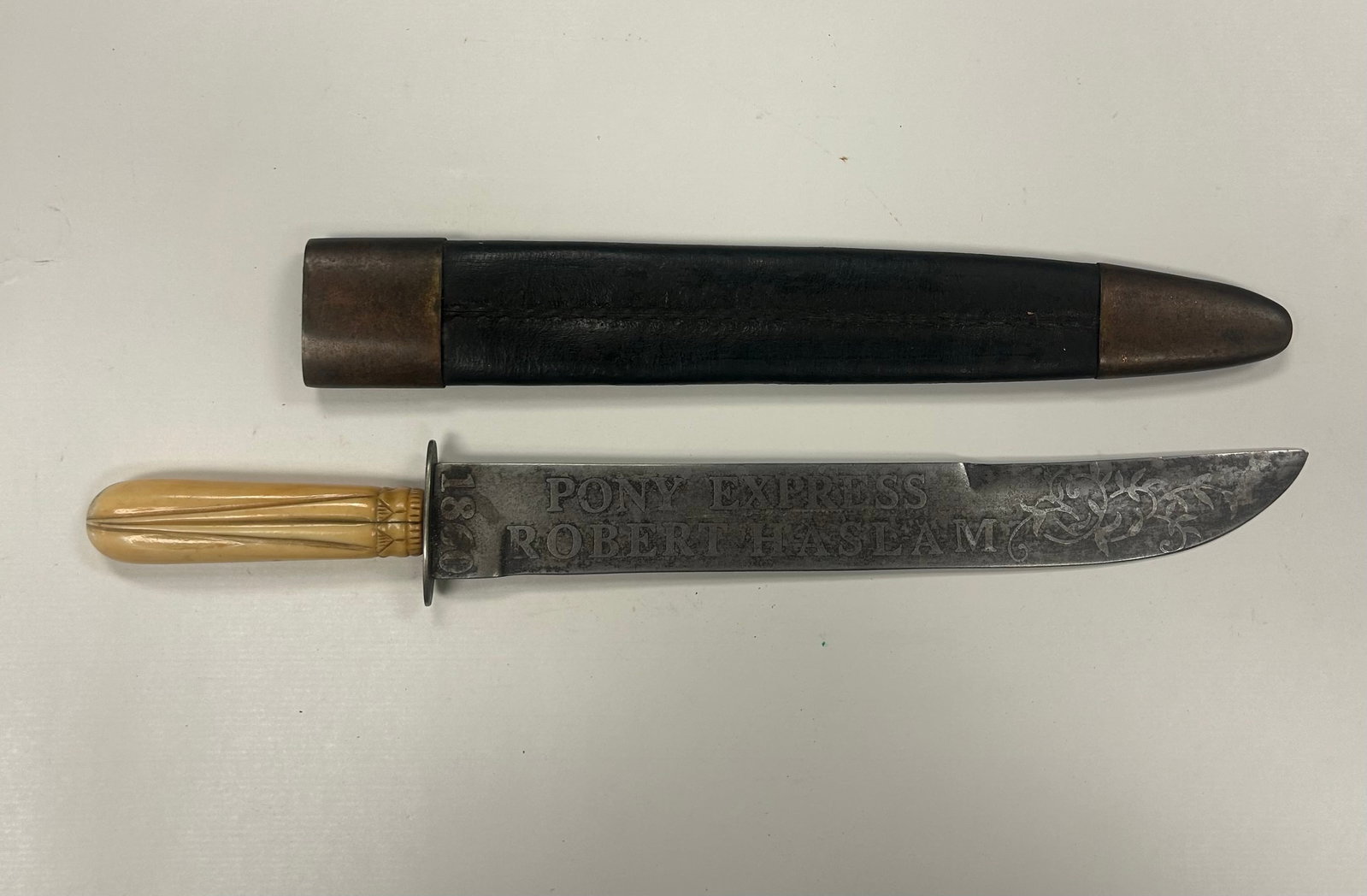 PONY BOB HASLAM PONY EXPRESS BOWIE KNIFE (1 of 4)