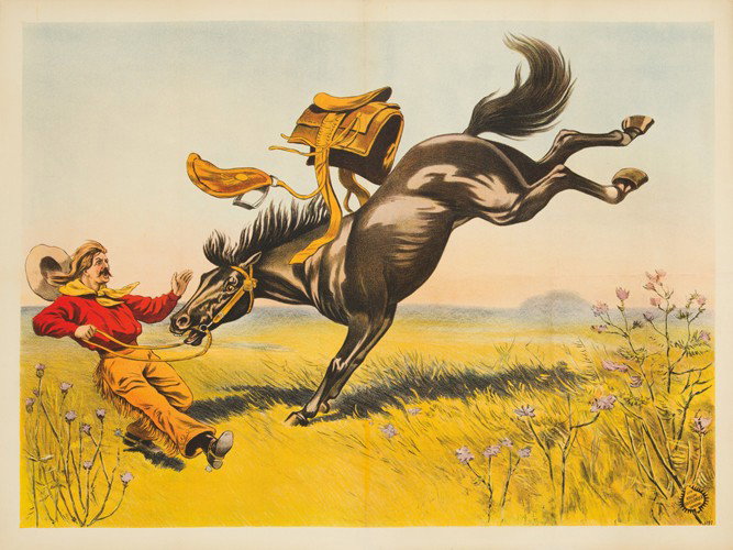 Bucking Bronco. 1914