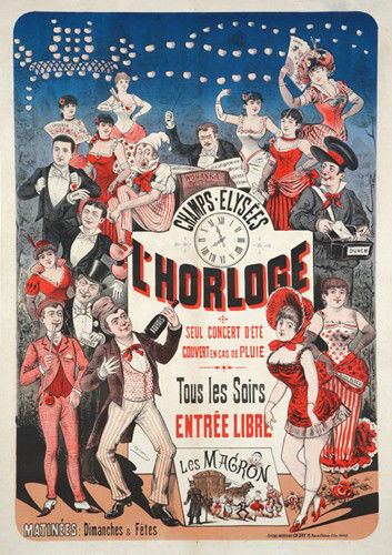 L'Horloge. ca. 1894: Artist: CHARLES LEVY Size: 34 x 48 7/8 in.