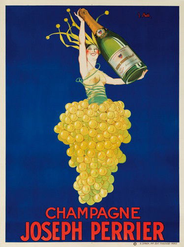Champagne Perrier. ca. 1922: Artist: J. STALL (1874-1933) Size: 46 7/8 x 62 7/8 in./119 x 159.6 cm Imp. B. Sirven, Toulouse-Paris