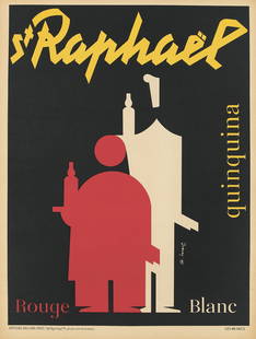 CHARLES LOUPOT (1892-1962): Artist: CHARLES LOUPOT (1892-1962) Size: 23 3/4 x 31 1/2 in./60.2 x 80 cm Condition: A. Printer: Affiches Gaillard, Paris Reference: Loupot/Zagrodzki, 109; Loupot/Forney, 55; PAI-LXXXIII, 369 Key