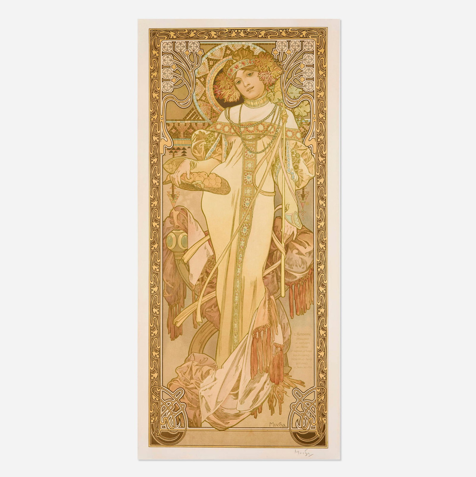Alphonse Mucha, The Seasons / Autumn (1 of 2)