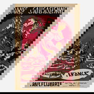 Danse Caucasienne: Danse Caucasienne c. 1950 31.5 h x 23.5 w in (80 x 60 cm) "This political poster... exposes the perceived threat to France from the French Communist Party. The caricature of Stalin as a Russian dancer