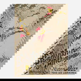 Henri de Toulouse-Lautrec, Babylone d'Allemagne vintage poster: Henri de Toulouse-Lautrec Babylone d'Allemagne vintage poster 1894 sight: 46 h x 33.5 w in (117 x 85 cm) The subject is a book exposing the decadence of Berlin society, written by Lautrec's friend V