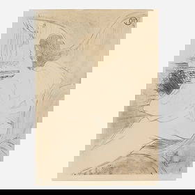 Henri de Toulouse-Lautrec, Back cover for L'Estampe Originale: Henri de Toulouse-Lautrec Back cover for L'Estampe Originale 1895lithograph in colors 19 h x 17 w in (48 x 43 cm) mount: 26 h x 24 w in (66 x 61 cm) From the edition of 100 signed impressio