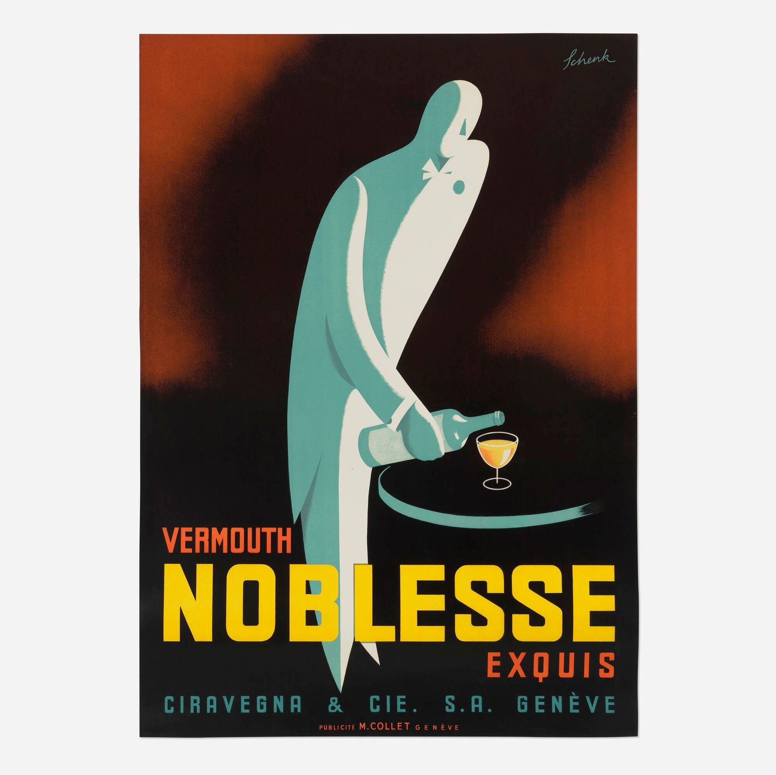 Schenk, Noblesse / Vermouth Exquis vintage poster (1 of 2)