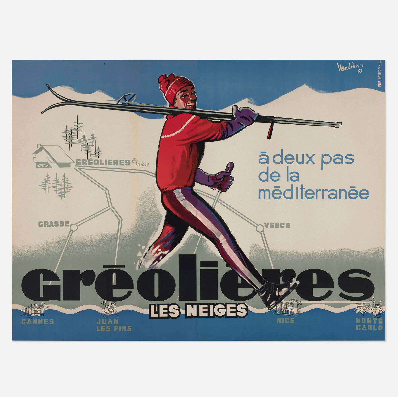 Vandieres, Greolieres vintage poster (1 of 2)