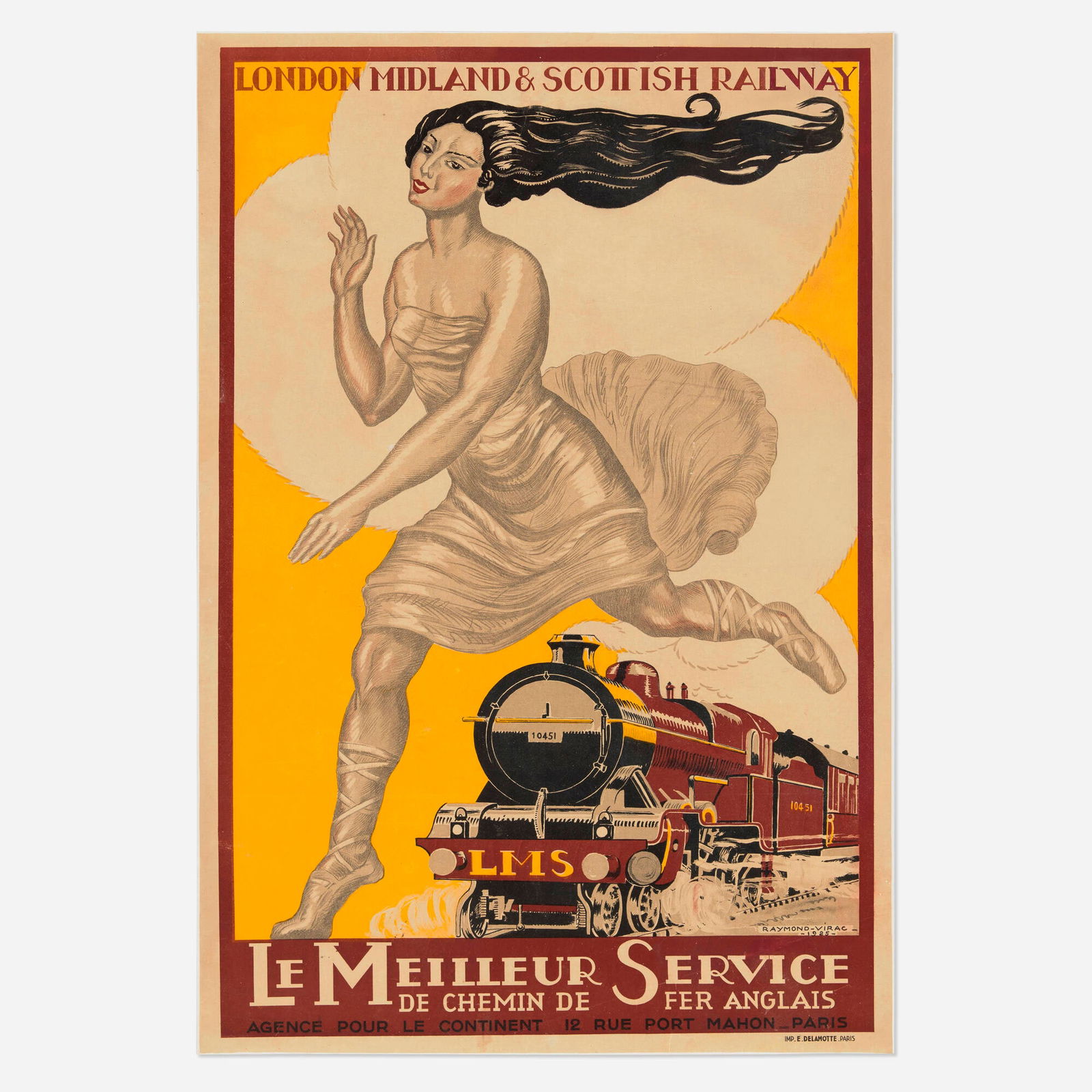 Raymond Virac, LMS / Le Meilleur Service vintage poster (1 of 2)