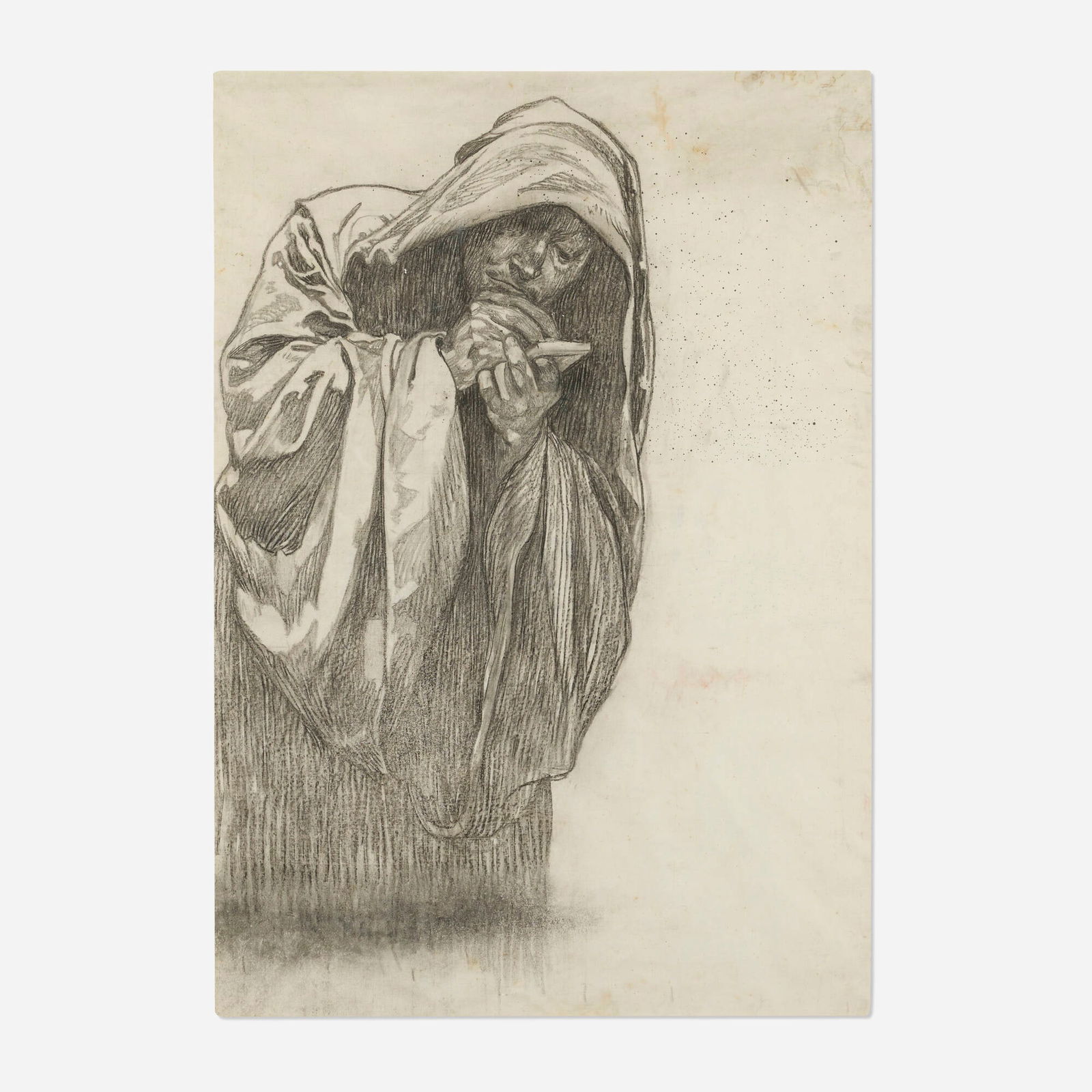 Alphonse Mucha, A Monk : Design for The Slav Epic: Alphonse Mucha A Monk : Design for The Slav Epic 1923graphite on paper 44 h x 31 w in (112 x 79 cm) Alphonse Mucha's The Slav Epic (1910-1928) is a monumental cycle of twenty vast canva