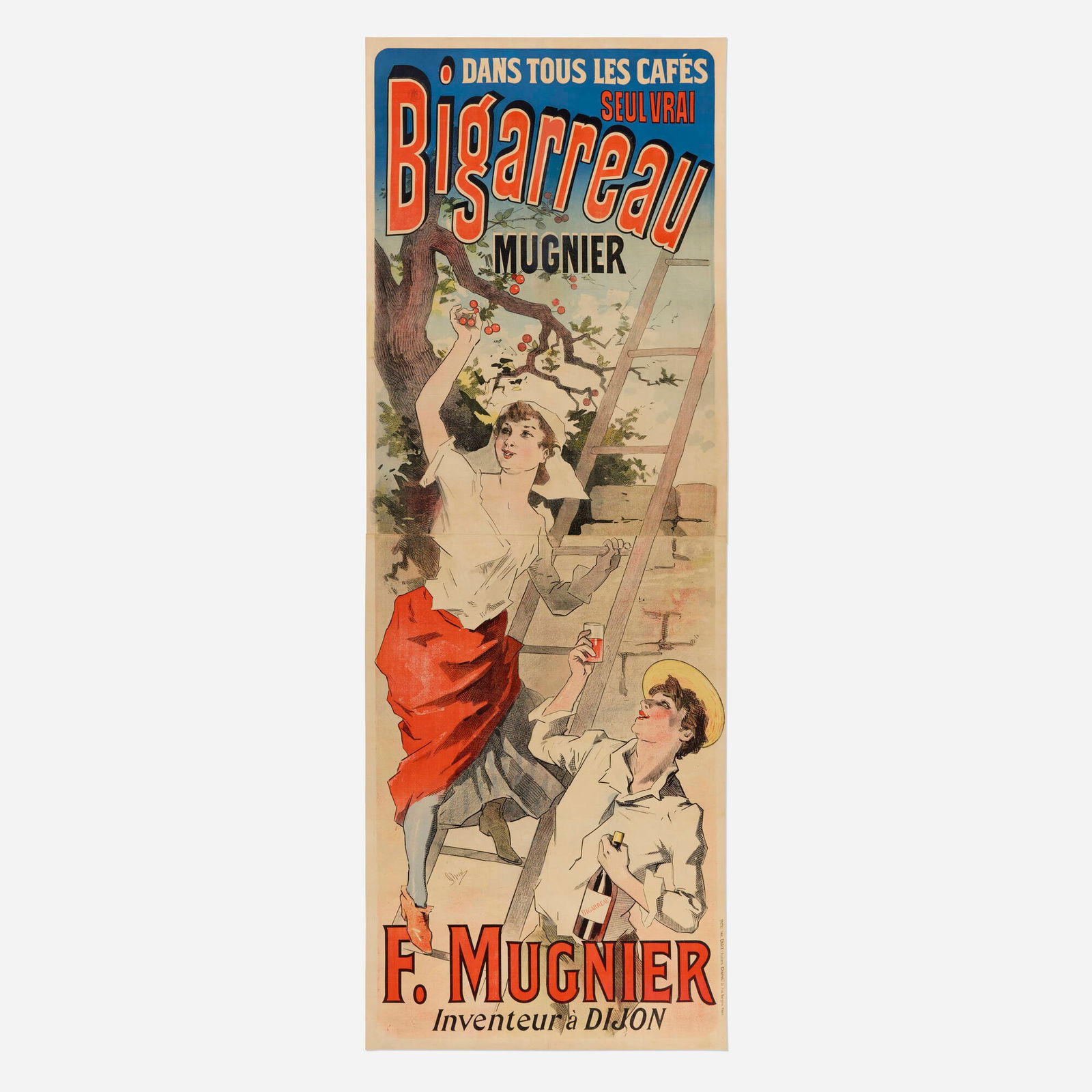 Jules Cheret, Bigarreau / F. Mugnier vintage poster (1 of 2)
