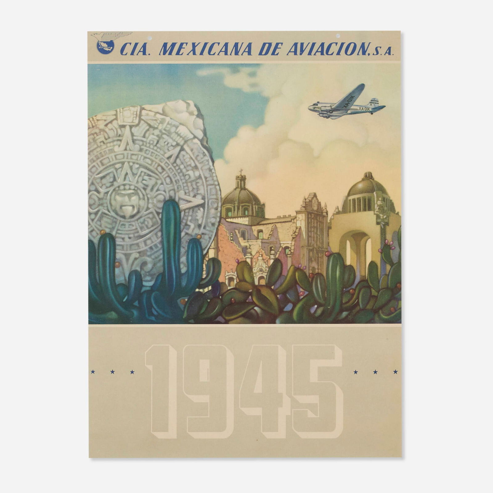 Mexicana de Aviacion vintage poster (1 of 3)