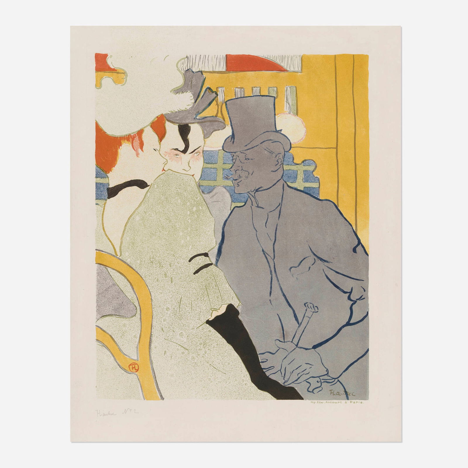 Henri de Toulouse-Lautrec, L'Anglais au Moulin Rouge (1 of 2)