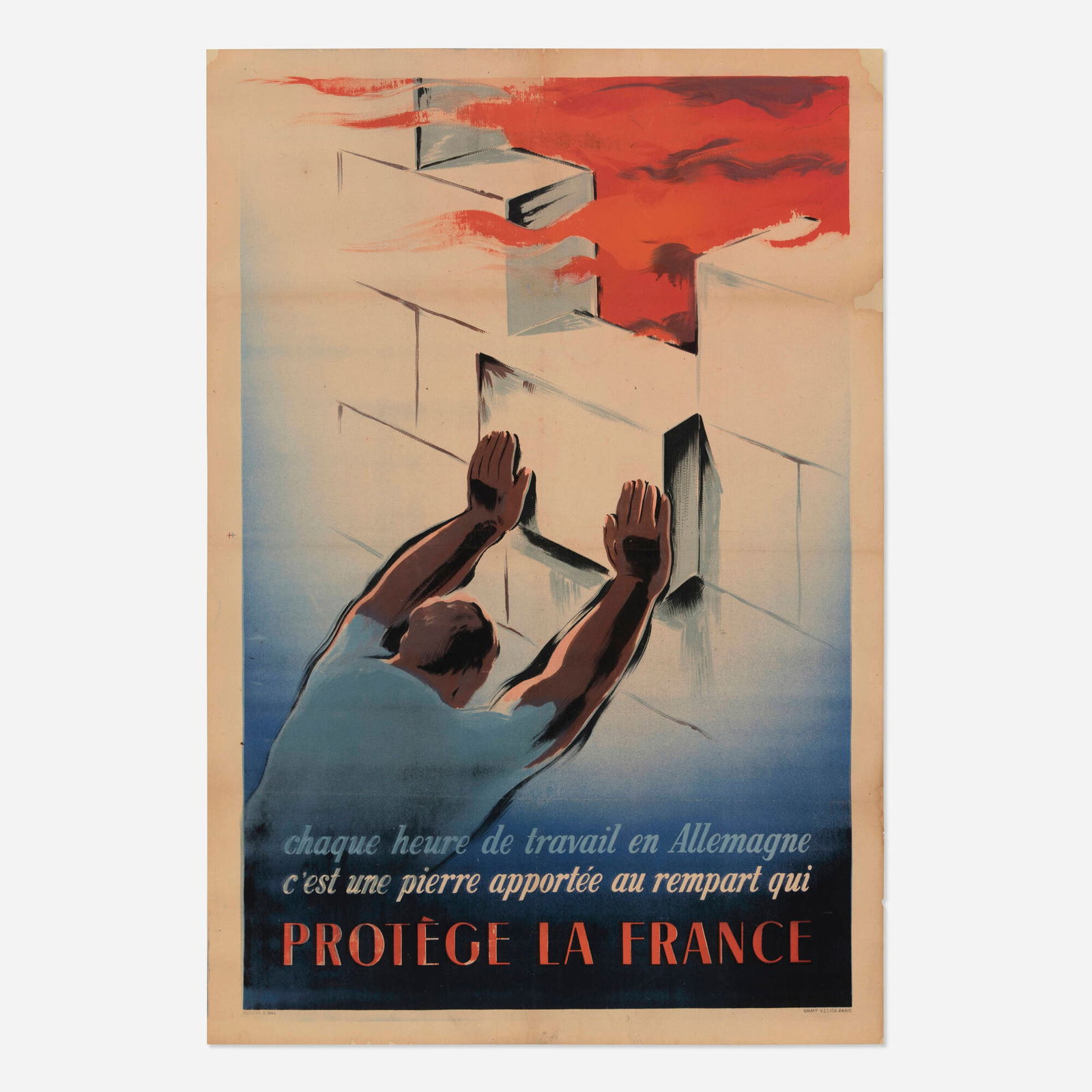 Protege la France vintage poster (1 of 2)