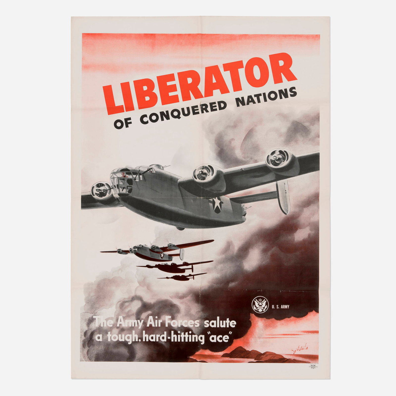 Jo Kotula, U.S. Army / Liberator of Conquered Nations vintage poster (1 of 2)