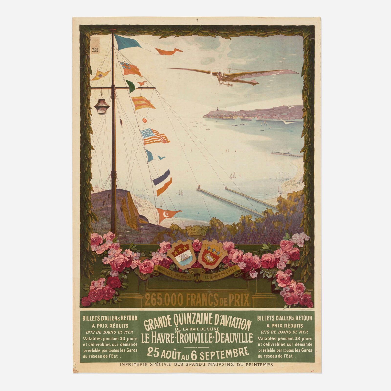 Grande Quinzaine d'Aviation vintage poster (1 of 2)
