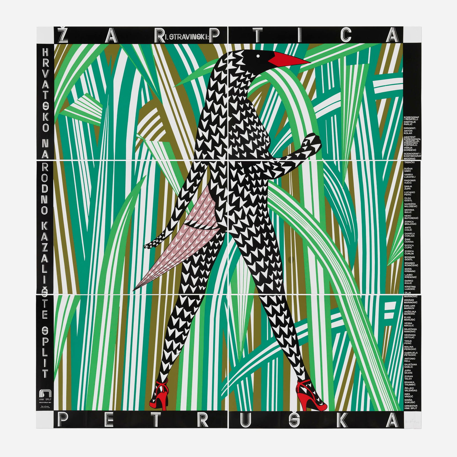 Boris Bucan, The Firebird & Petrushka vintage poster (1 of 1)