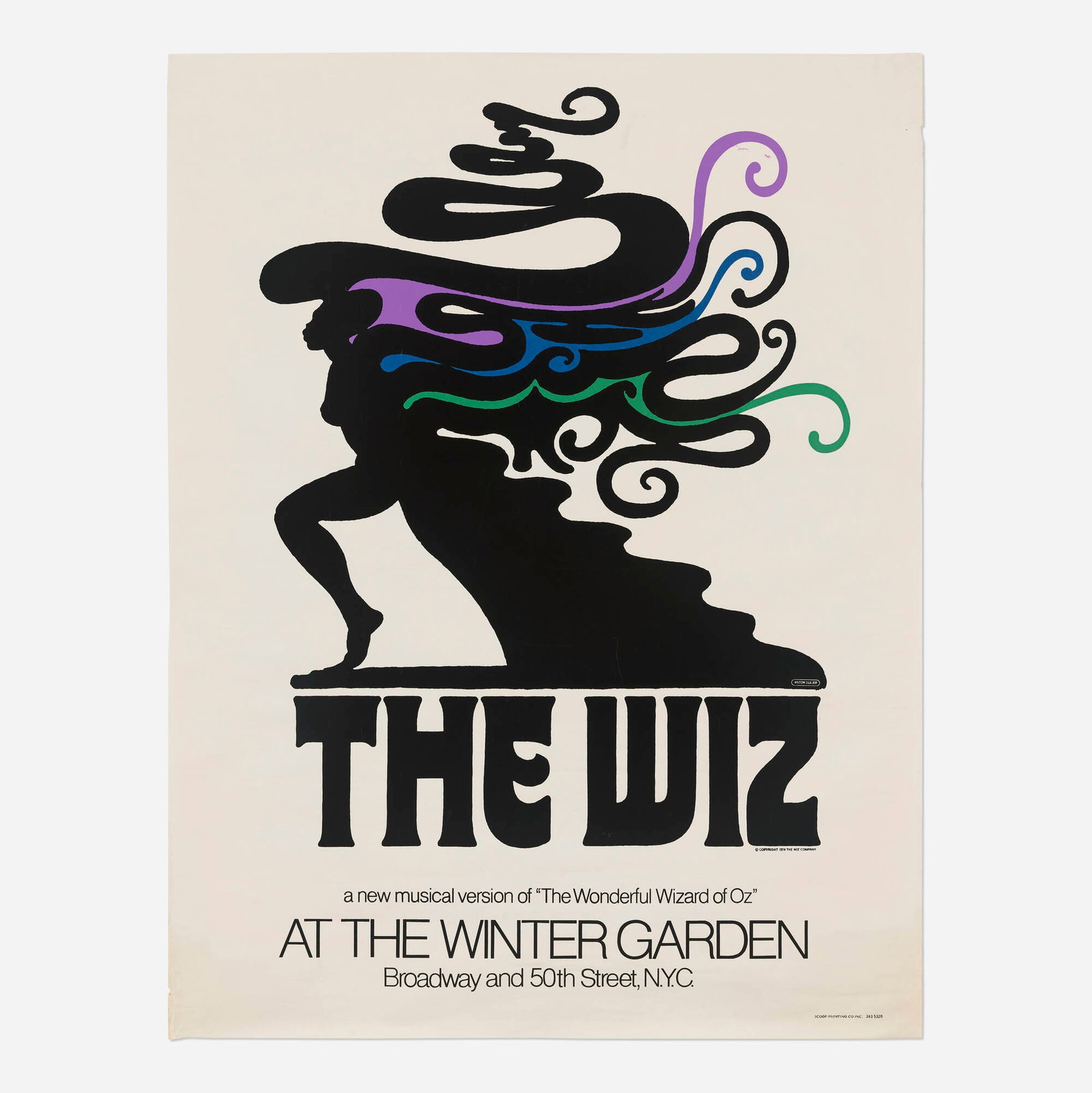 Milton Glaser, The Wiz vintage poster (1 of 2)