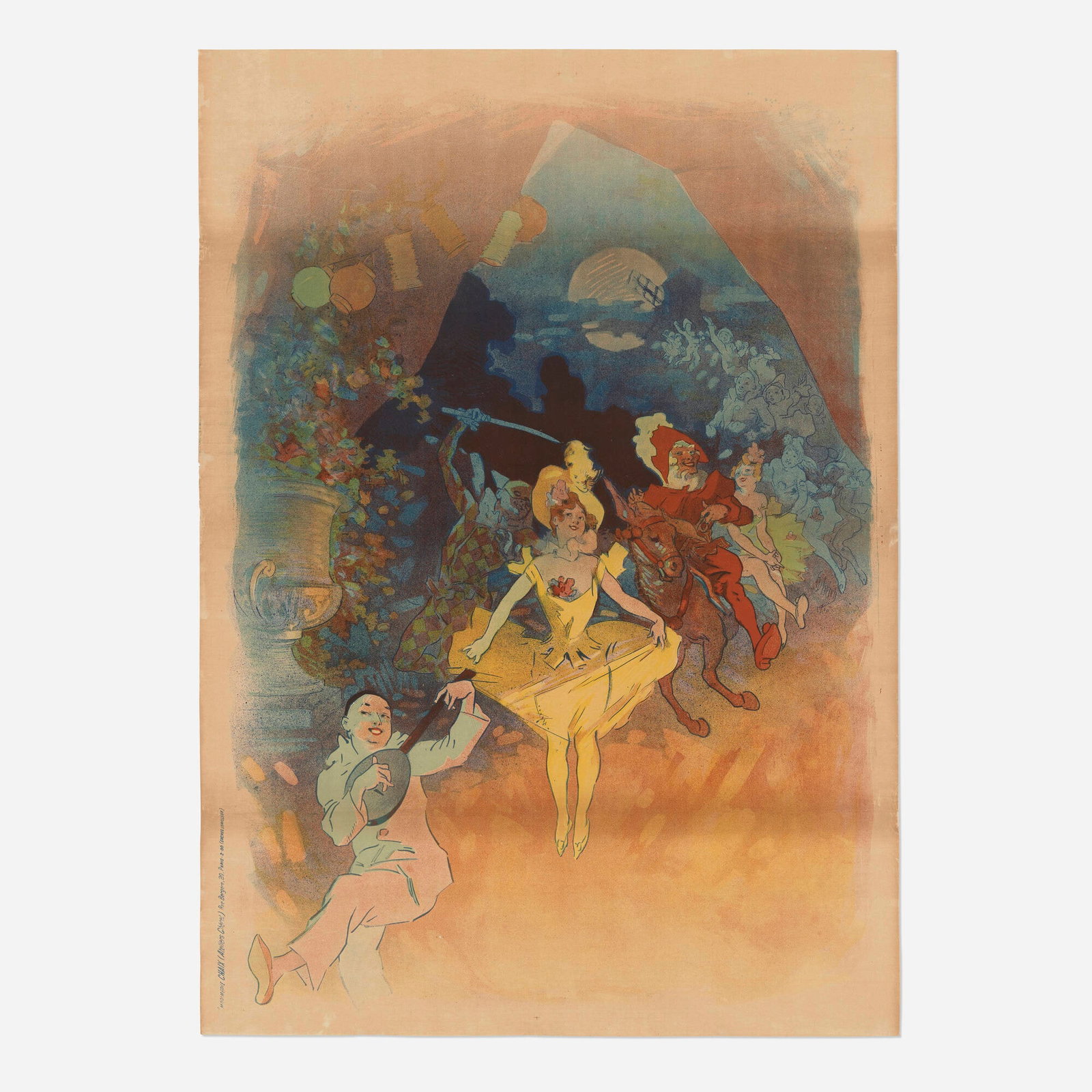 Jules Cheret, Musee Grevin vintage poster (1 of 3)