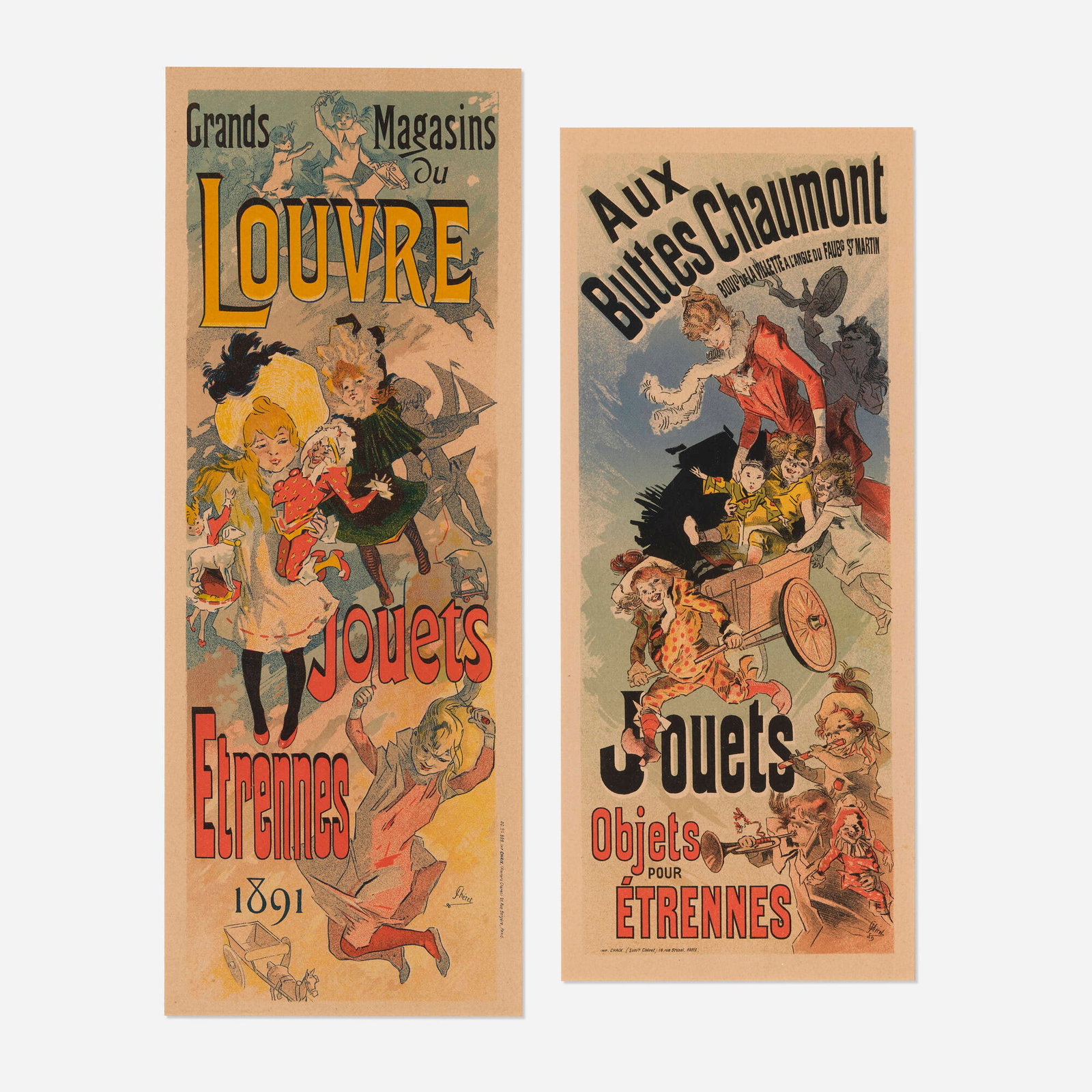 Jules Cheret, Two works from Les Maitres de l'Affiche (1 of 2)