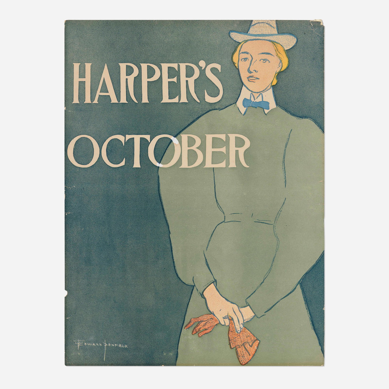 Edward Penfield, Harper's / October vintage poster (1 of 2)