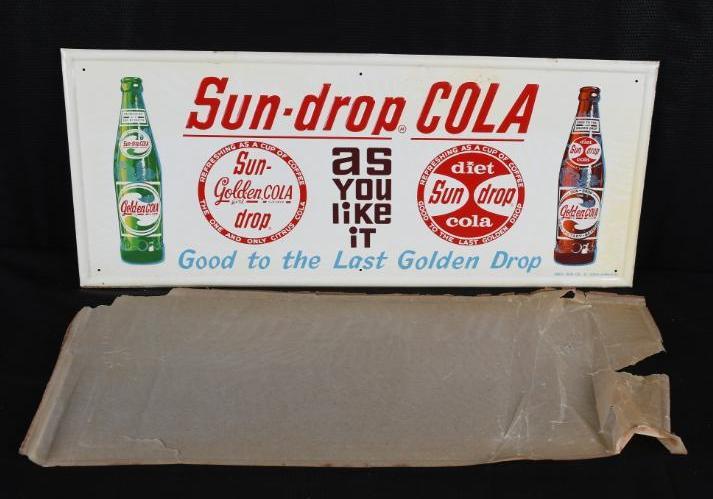 Sun-Drop Cola "As You Like It" w/Bottles Metal Sign (1 of 4)