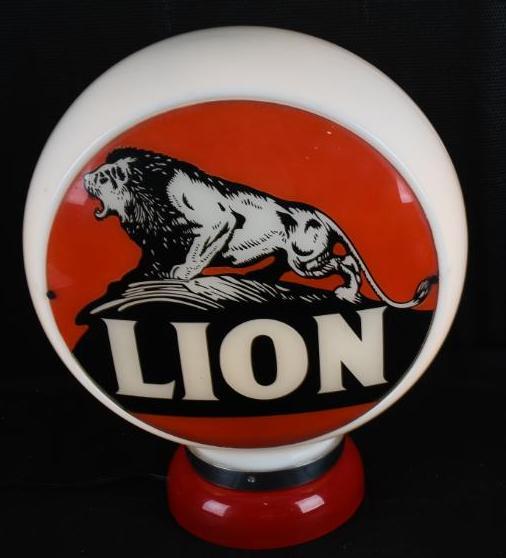 Lion Standing on the Rock Logo 13.5" Single Globe Lens (1 of 3)