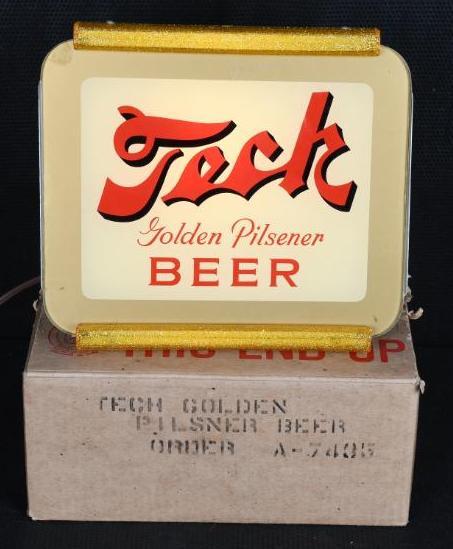 Tech Gold Pilsner Beer Light Sign NIB (1 of 5)