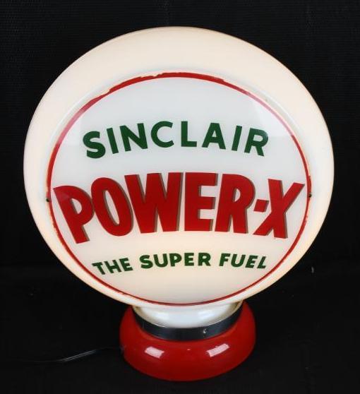 Sinclair Power-X The Super Fuel 13.5" Globe Lenses (1 of 4)