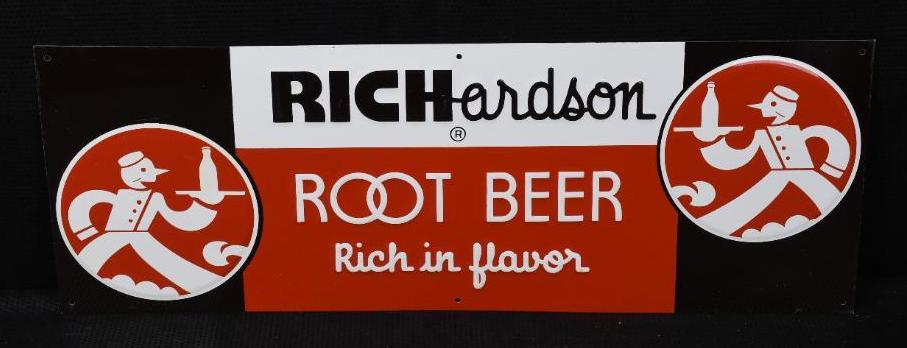 Richardson Root Beer "Rich in Flavor" Metal Sign (1 of 3)