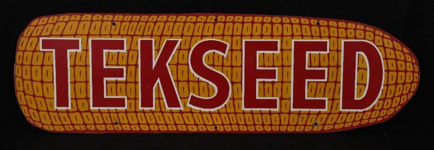 Tekseed (seed corn) Masonite Sign (1 of 2)