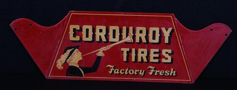 Corduroy Tires w/Logo Metal Tire Stand (1 of 4)