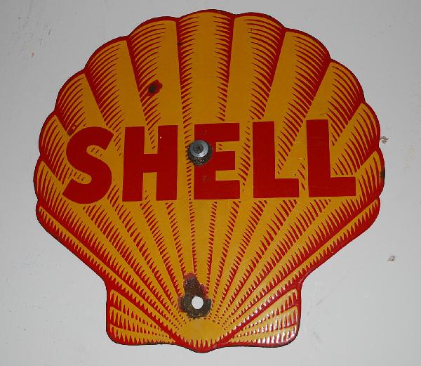 Shell SSP sign, 12x12 inches,