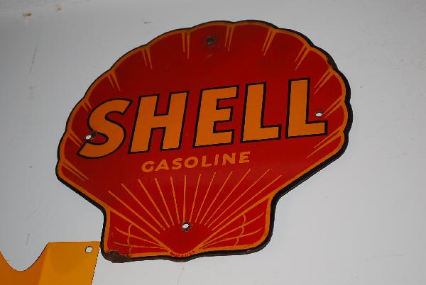 Shell Gasoline PPP sign, 12x12 inches,