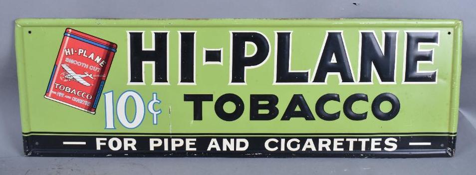 Hi-Plane Tobacco w/Logo Metal Sign (1 of 3)