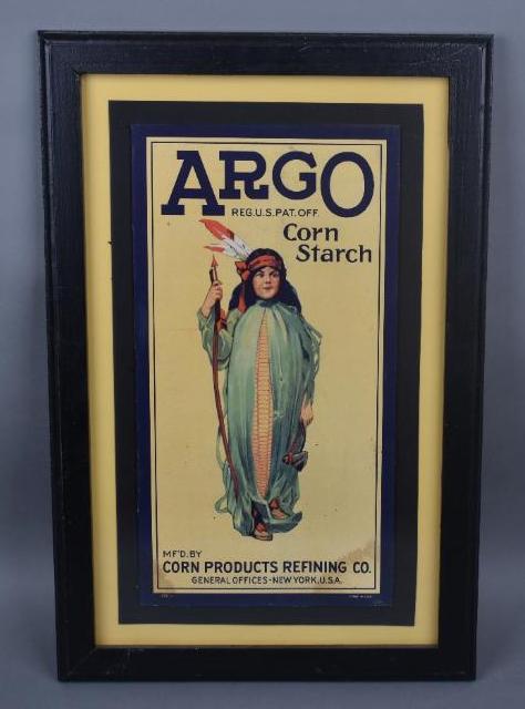 Argo Corn Starch Cardboard Framed Sign (1 of 4)