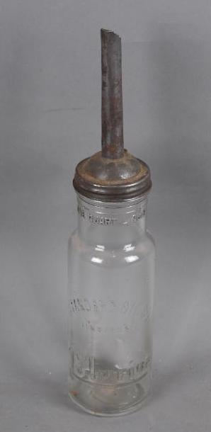 Standard Oil of Indiana Polarine Oil Bottle: rated 9, bottle is embossed and in good condition.
